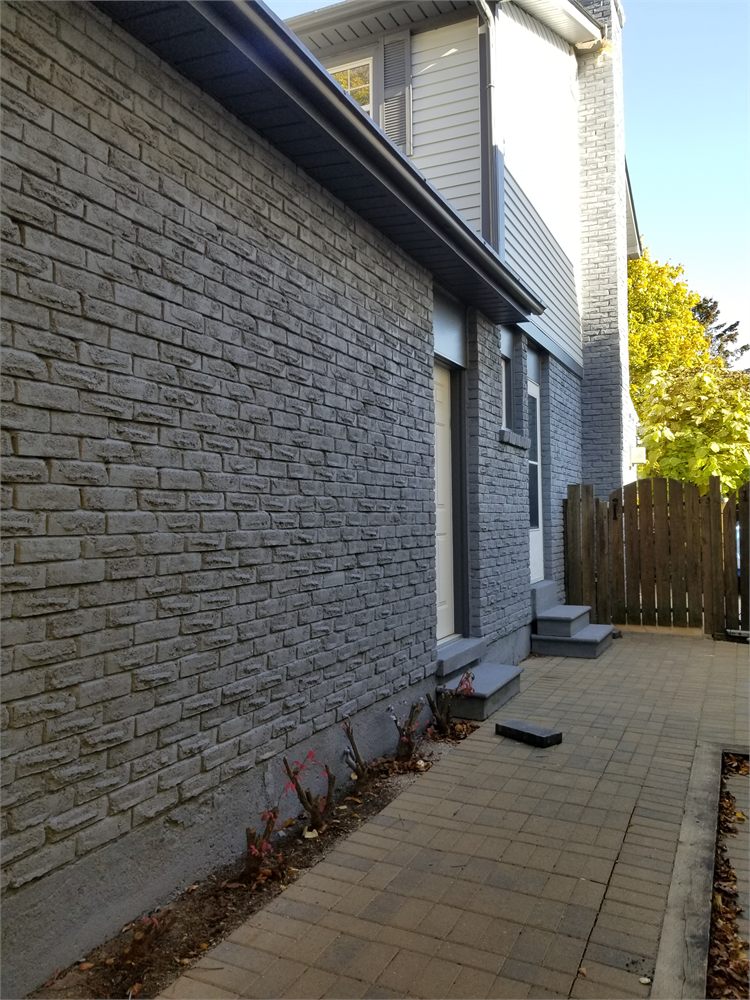 Exterior Brick Stained