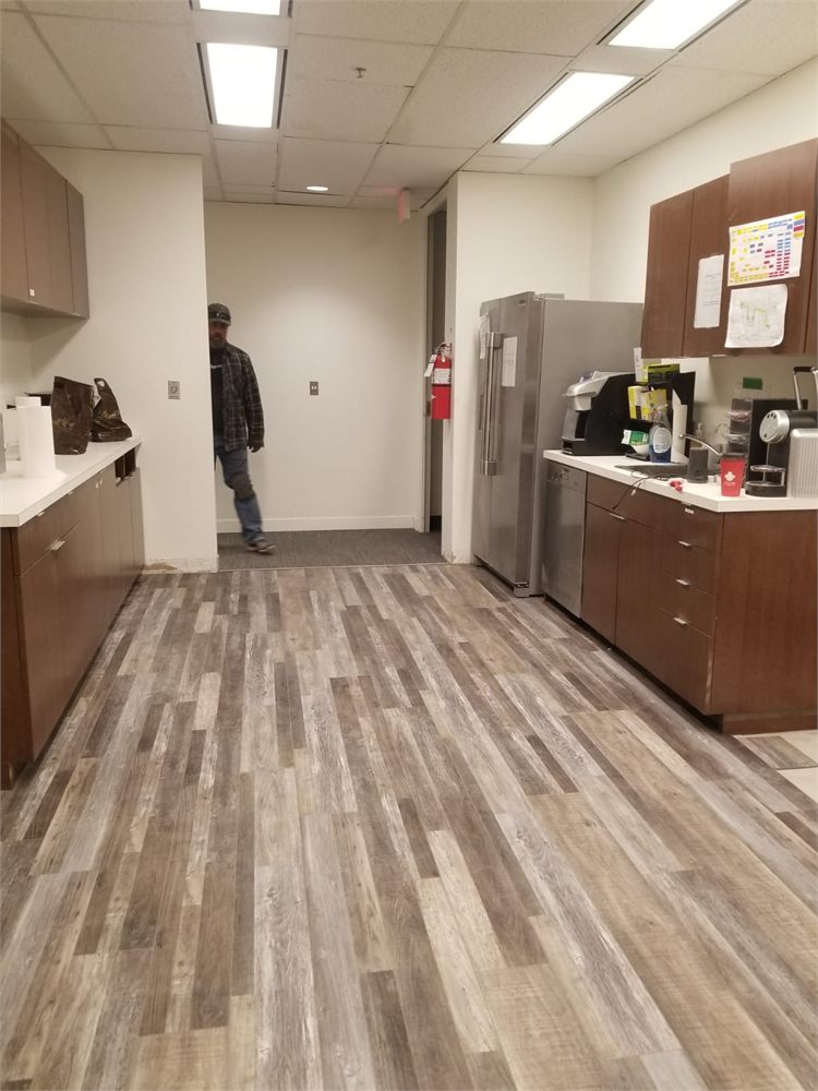 Vinyl Flooring Installed